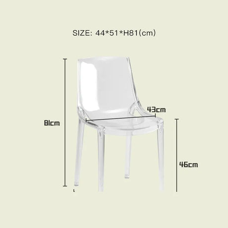 LAZYSPACE Leo Acrylic Coffee Chair from LAZYSPACE