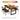 WEIMEI Araceli Industrial-Grade Dining Set Iron Solid Wood Restaurant Table from WEIMEI