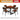 WEIMEI Akihiko Rustic Dual-Person Square Dining Table Set. from WEIMEI