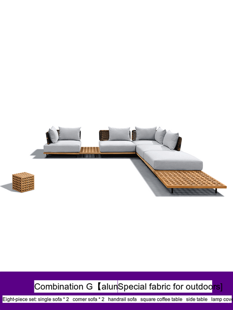 ZIYE Celestine Cozy Scandinavian Natural Sofa from ZIYE