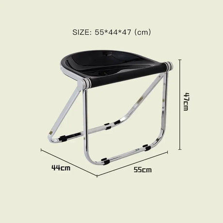 LAZYSPACE Noah Transparent Folding Chair from LAZYSPACE