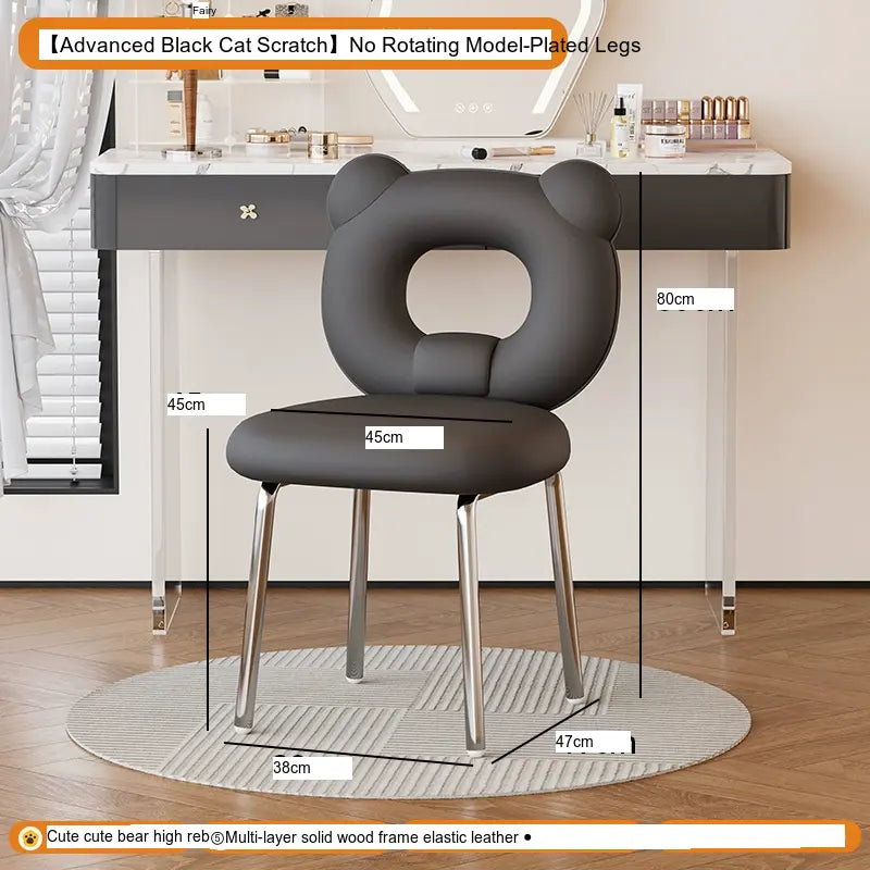 XIMIKA Adalyn Luxe Light Vanity Makeup Stool from XIMIKA