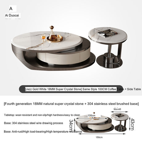 Seaton Lazy Susan Dining Table from MODENG