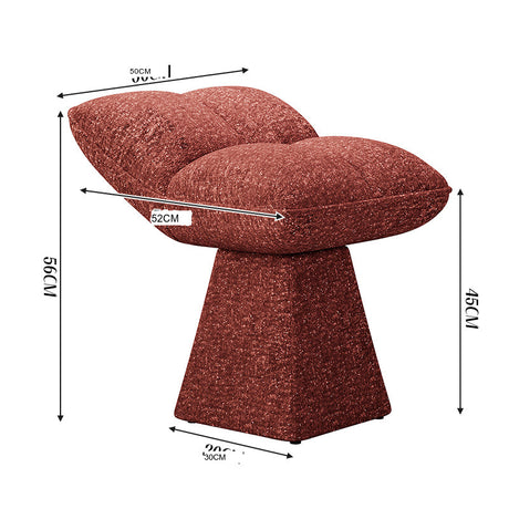 FANMINGDI Elowen Cream Chic Stylish Makeup Stool from FANMINGDI