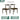 WEIMEI Langley Rustic Compact Square Dining Set from WEIMEI