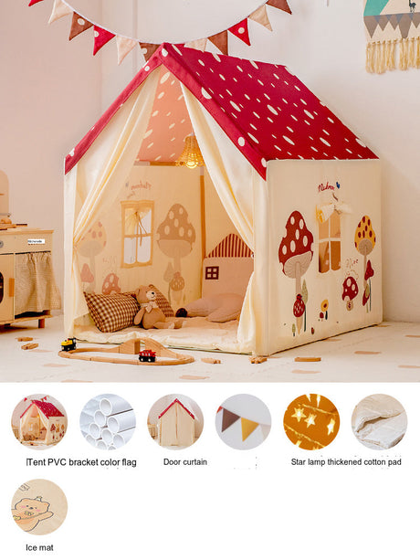 LITTLE DOVE Isidore Enchanted Castle Indoor Tent Playhouse from LITTLE DOVE