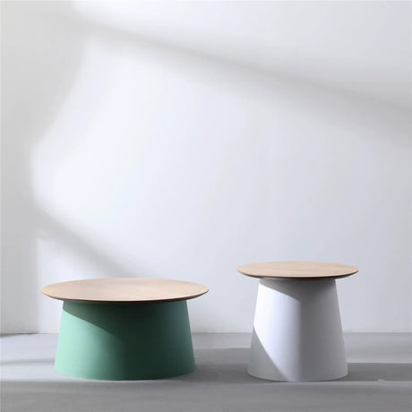 ABOUT WHITE Yule Coastal Minimalist Side Table from ABOUT WHITE