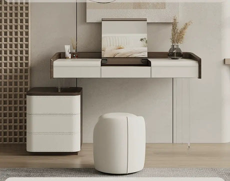 GEPH Mia Natural Wood Acrylic Dressing Table from GEPH