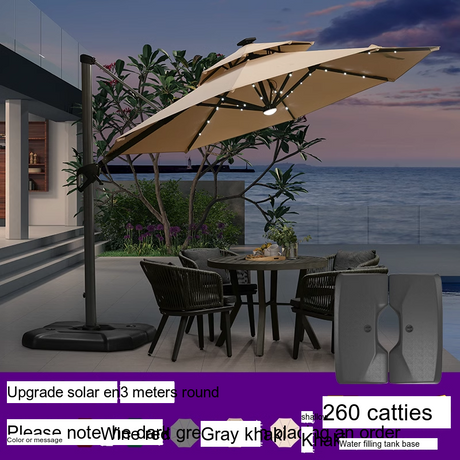 ZIYE Hiroshi Eco-Friendly Solar Street Umbrella from ZIYE