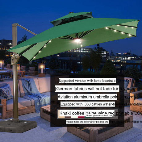 MOJIA Valeria European-Style Roman Garden Umbrella for Shade & Elegance from MOJIA