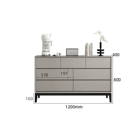 LINYUE Silas Italian Minimalist Eight-Drawer Storage Unit from LINYUE