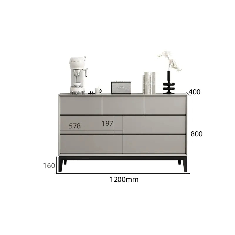 LINYUE Silas Italian Minimalist Eight-Drawer Storage Unit from LINYUE