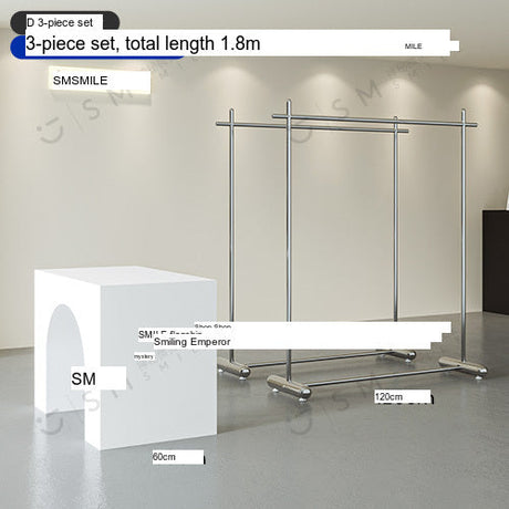 SM Henry Stainless Steel Clothing Hanger Stand from SM