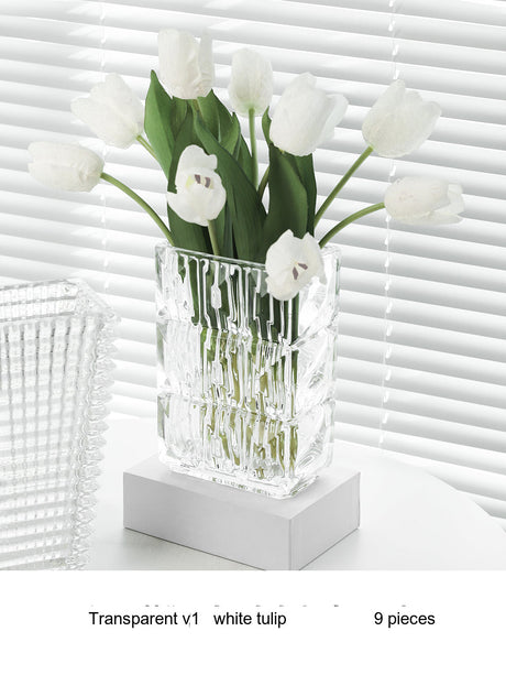 LIVETAI Athos Elegant Transparent Flowerpot Small Vase from LIVETAI