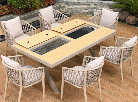 MOJIA Callista Aluminum Outdoor Lounge Chair for Modern Villas from MOJIA