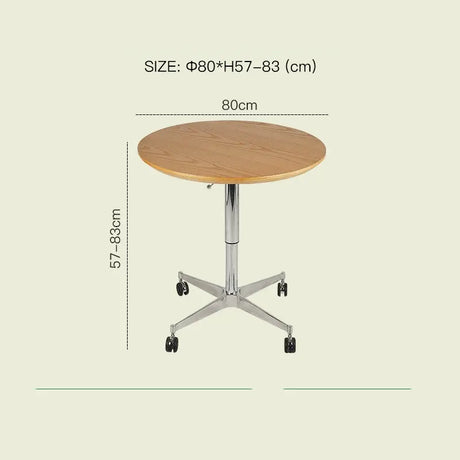LAZYSPACE Zoey Solid Wood Lift Table from LAZYSPACE