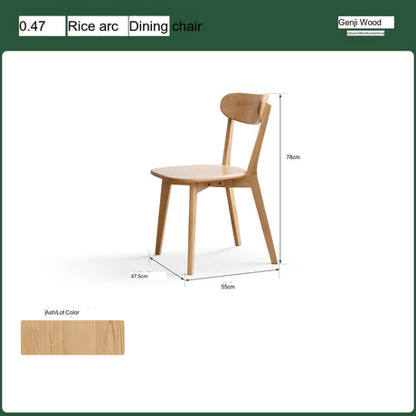 GENJI Hyun-Soo Scandinavian Natural Wood Highchair from GENJI