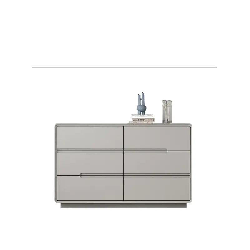 LINYUE Gideon Italian Black Minimalist Multi-Drawer Cabinet from LINYUE