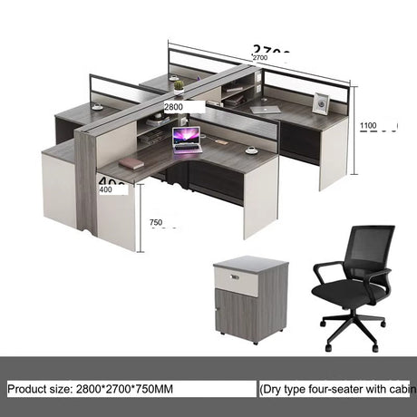 MUTINI Jasper Sleek Modern Office Desk Set from MUTINI