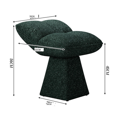 FANMINGDI Elowen Cream Chic Stylish Makeup Stool from FANMINGDI