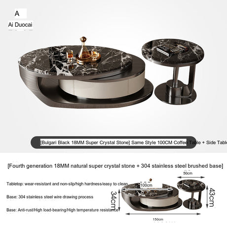 Seaton Lazy Susan Dining Table from MODENG