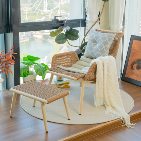 ZIYE Elowen Cozy Rattan Relaxing Chair from ZIYE