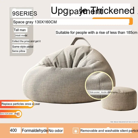 LEDONG Elowen Cozy Creative Bean Bag Chair from LEDONG