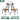 WEIMEI Langley Rustic Compact Square Dining Set from WEIMEI