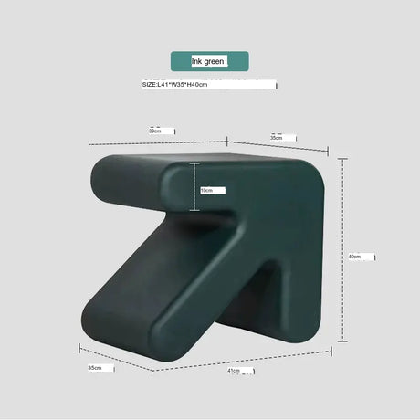 ABOUT WHITE Yamaguchi Charming Minimalist Plastic Stool from ABOUT WHITE
