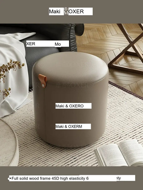 MOXER Isolde Luxe Solid Wood Stylish Changing Stool from MOXER