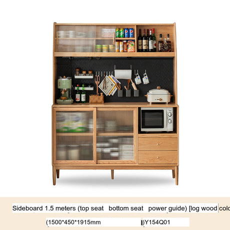 GENJI Akihiro Elegant Solid Wood High Cabinet from GENJI