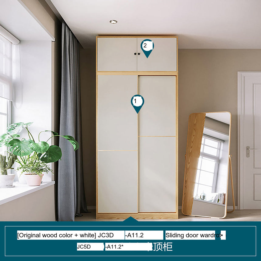LINSYKIDS Japanese Style Sliding Door Wardrobe from LINSY KIDS