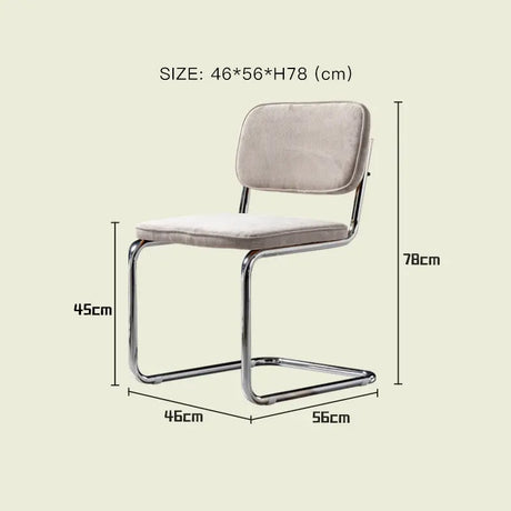 LAZYSPACE Olivia Light Luxury Leather Chair from LAZYSPACE