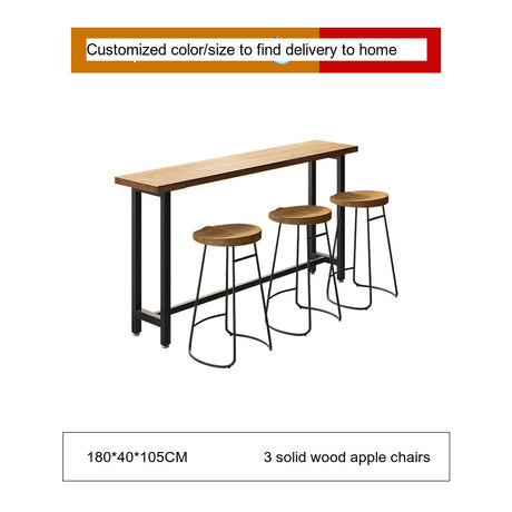 WEIMEI Santiago Chic Solid Wood Dining Set from WEIMEI