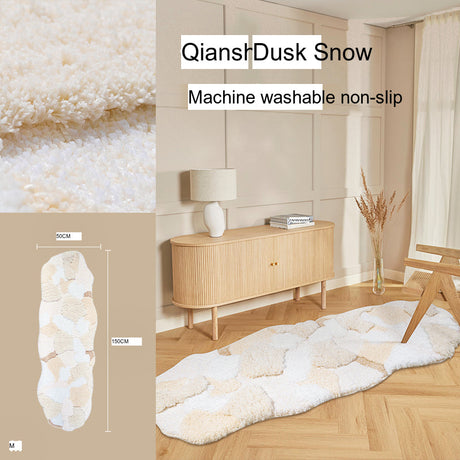 KENZAKI Sakura Snow Washable Rug from KENZAKI