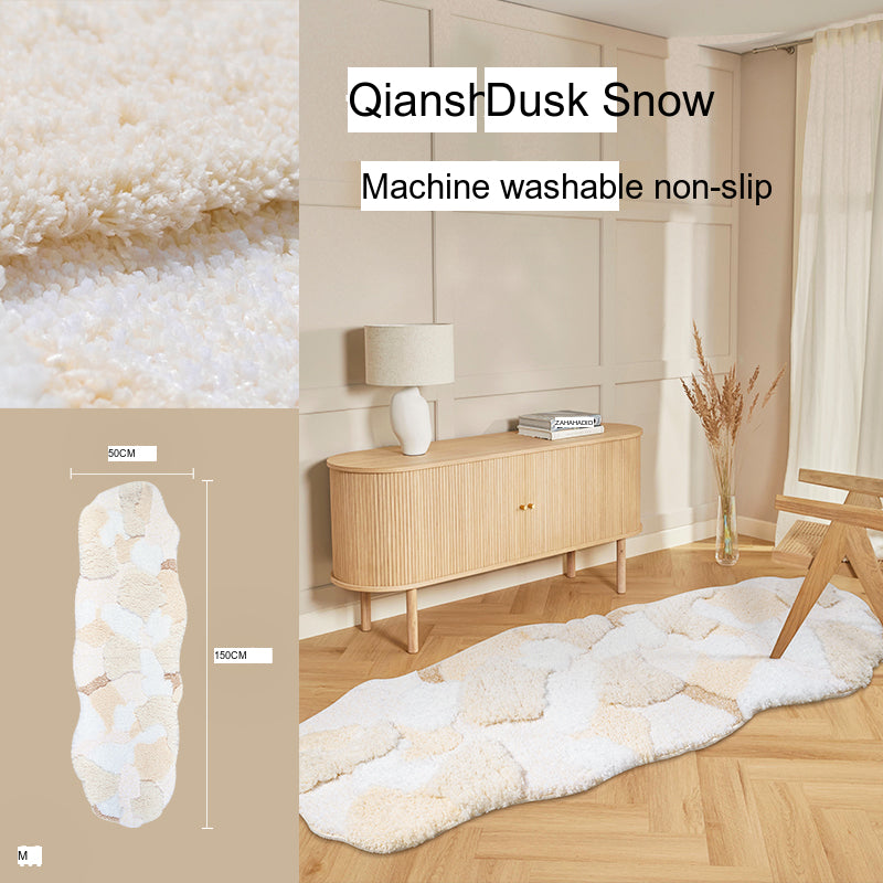 KENZAKI Sakura Snow Washable Rug from KENZAKI