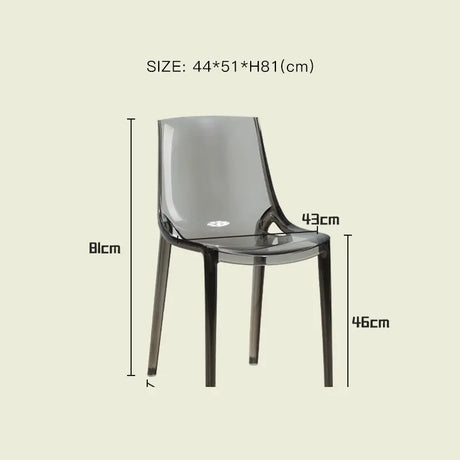 LAZYSPACE Leo Acrylic Coffee Chair from LAZYSPACE