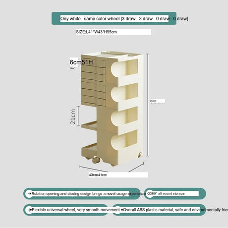 ABOUT WHITE Aisling Versatile Rotating Sofa Bed Storage System from ABOUT WHITE