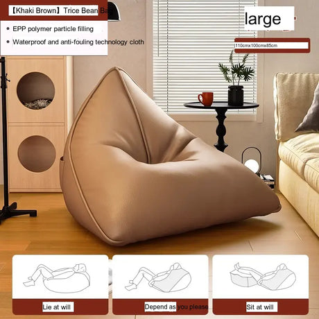 LEDONG Kenji Versatile Cozy Bean Bag Chair from LEDONG