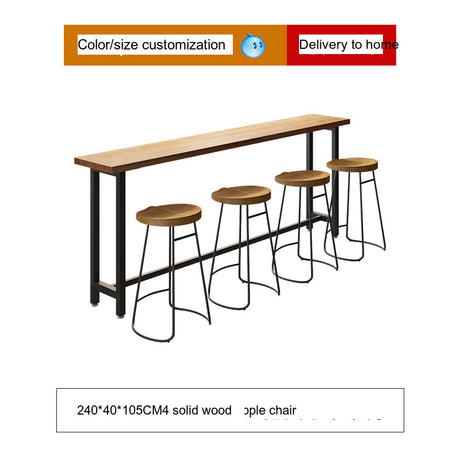 WEIMEI Santiago Chic Solid Wood Dining Set from WEIMEI