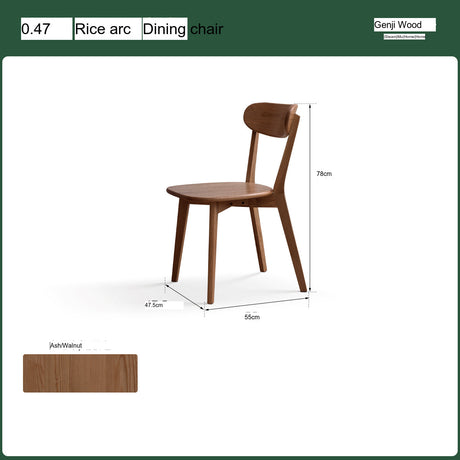 GENJI Hyun-Soo Scandinavian Natural Wood Highchair from GENJI