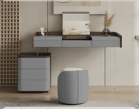 GEPH Mia Natural Wood Acrylic Dressing Table from GEPH