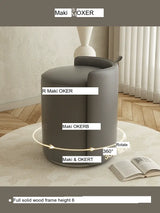 MOXER Nishikawa Elegant Luxury Swivel Makeup Chair from MOXER