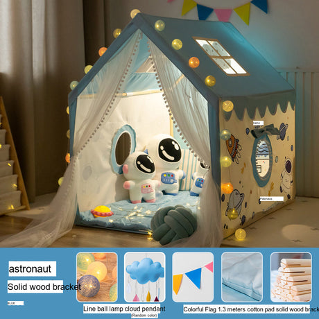 LITTLE DOVE Santiago Enchanted Indoor Castle Tent Playhouse from LITTLE DOVE