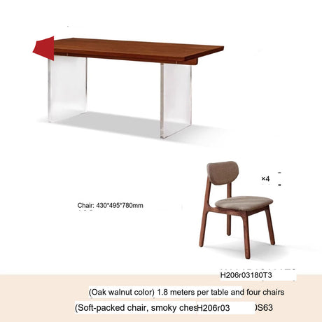 GENJI Haruto Elegant Cherrywood Dining Table from GENJI