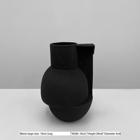 VAVINCI Aeliana Artistic Geometric Ceramic Flower Bottle from VAVINCI
