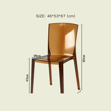 LAZYSPACE Leo Acrylic Coffee Chair from LAZYSPACE