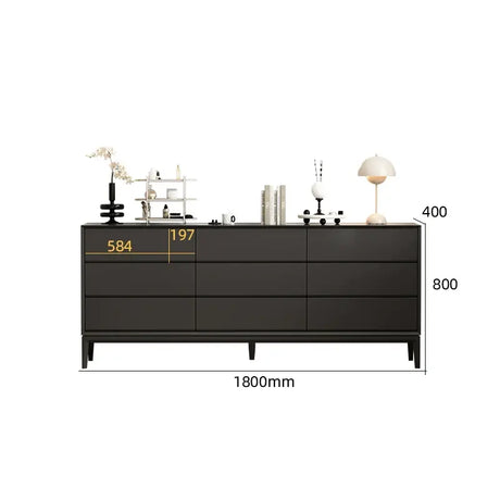LINYUE Silas Italian Minimalist Eight-Drawer Storage Unit from LINYUE