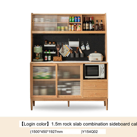 GENJI Akihiro Elegant Solid Wood High Cabinet from GENJI