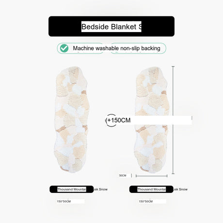 KENZAKI Sakura Snow Washable Rug from KENZAKI